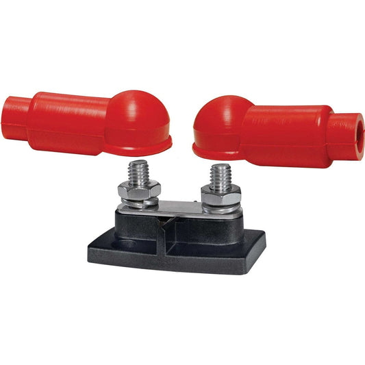 Blue Sea 2019 PowerBar Common BusBar - Dual 3/ 8 x 16 - Electrical | Busbars Connectors & Insulators - Blue Sea Systems