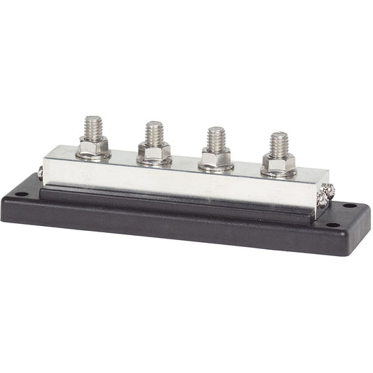 Blue Sea 2104 PowerBar 600AMP Cable Connector 4 x 3/ 8 16 Stud Terminal - Electrical | Busbars Connectors & Insulators - Blue Sea Systems