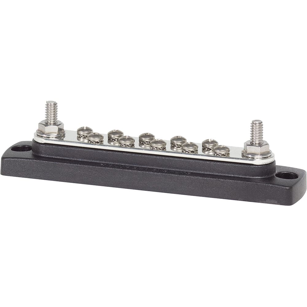 Blue Sea 2301 150AMP Common BusBar 10 x #8-32 Screw Terminal - Electrical | Busbars Connectors & Insulators - Blue Sea Systems