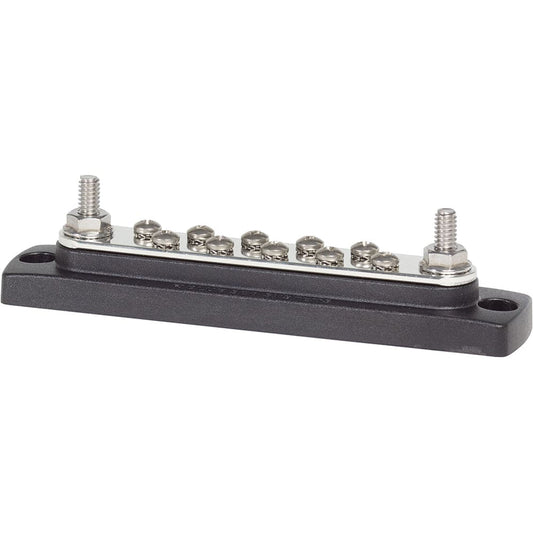 Blue Sea 2301 150AMP Common BusBar 10 x #8-32 Screw Terminal - Electrical | Busbars Connectors & Insulators - Blue Sea Systems