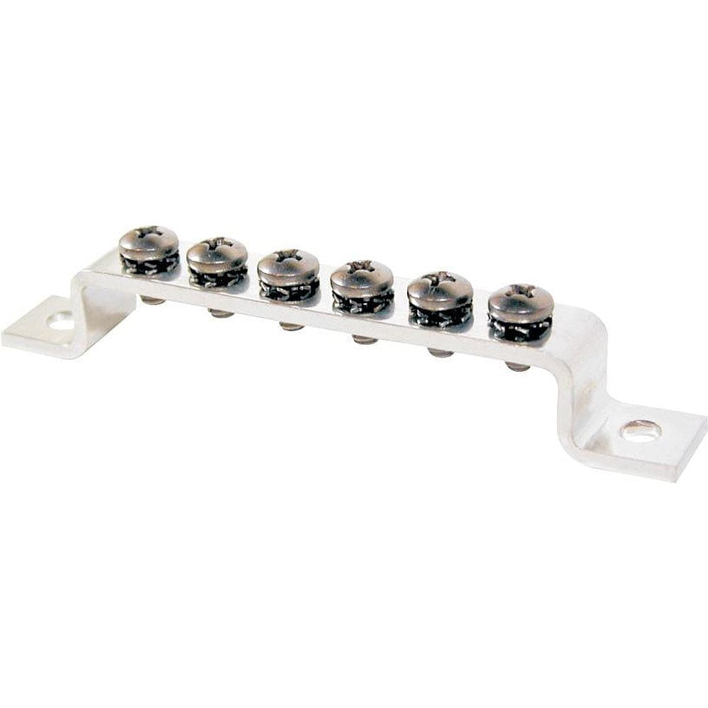 Blue Sea 2306 MiniBus 100AMP Common BusBar Grounding BusBar 6 x 8-32 Screw Terminal (Pack of 4) - Electrical | Busbars Connectors &