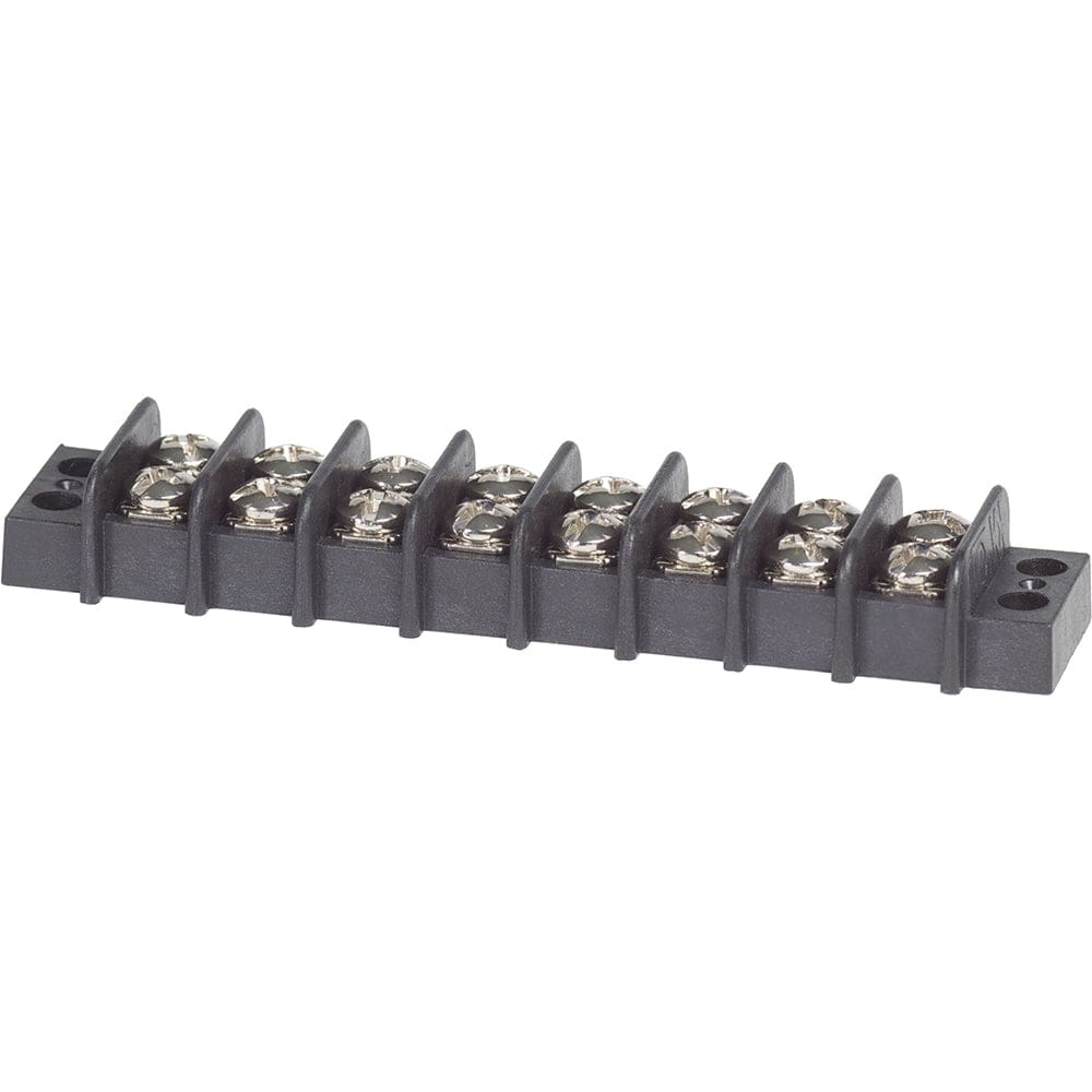 Blue Sea 2408 Terminal Block 20AMP - 8 Circuit (Pack of 4) - Electrical | Busbars Connectors & Insulators - Blue Sea Systems