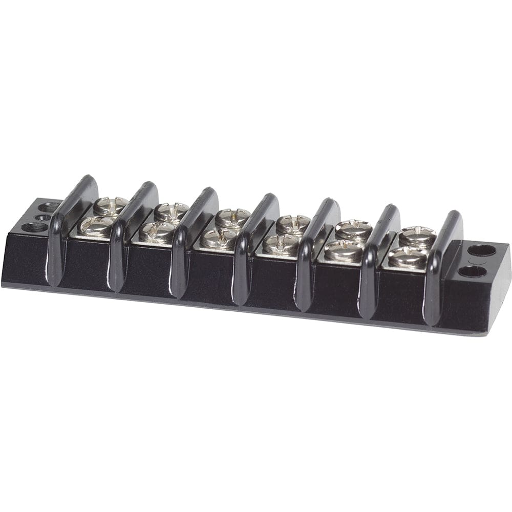Blue Sea 2506 Terminal Block 30AMP - 6 Circuit (Pack of 3) - Electrical | Busbars Connectors & Insulators - Blue Sea Systems