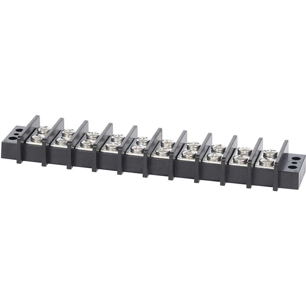 Blue Sea 2610 Terminal Block 65AMP - 10 Circuit - Electrical | Busbars Connectors & Insulators - Blue Sea Systems
