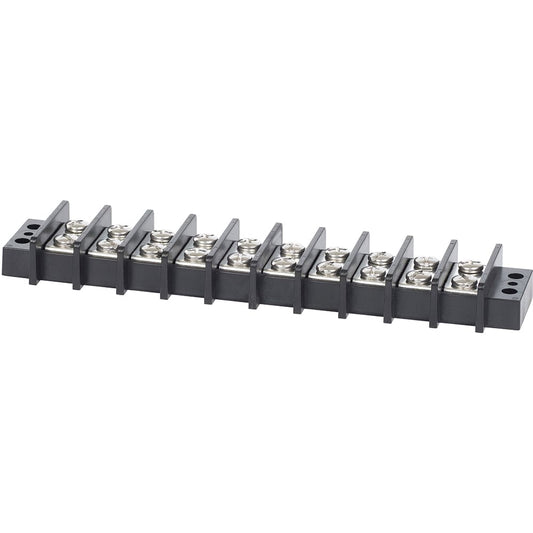 Blue Sea 2610 Terminal Block 65AMP - 10 Circuit - Electrical | Busbars Connectors & Insulators - Blue Sea Systems