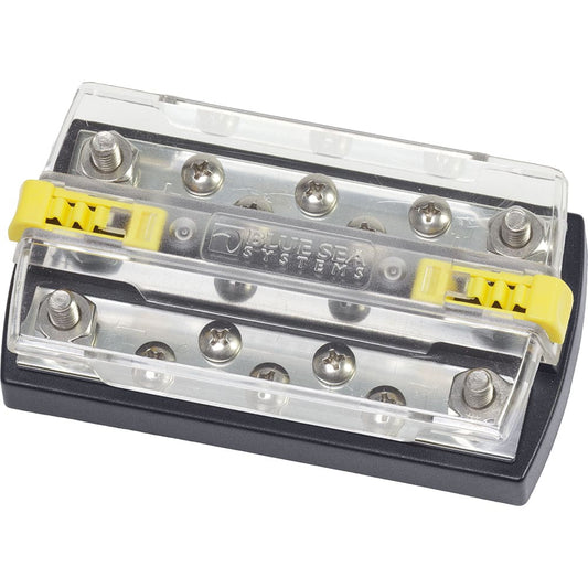 Blue Sea 2723 DualBus Plus 5/ 16 Stud - 5 x 10 - 32 Screw Terminal - Electrical | Busbars Connectors & Insulators - Blue Sea Systems