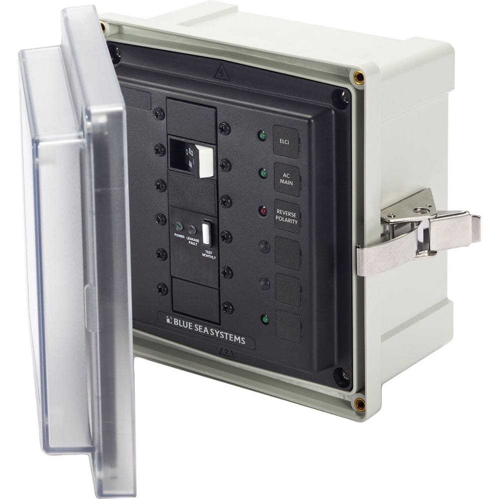 Blue Sea 3119 SMS Surface Mount System Panel Enclosure - 120/ 240V AC / 50A ELCI Main - 1 Blank Circuit Position - Electrical | Circuit