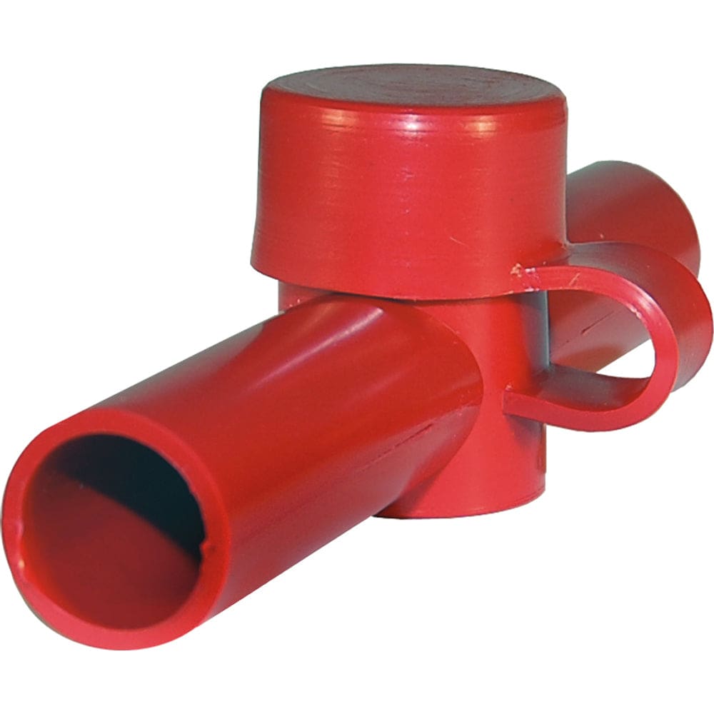 Blue Sea 4003 Cable Cap Dual Entry - Red (Pack of 4) - Electrical | Busbars Connectors & Insulators - Blue Sea Systems
