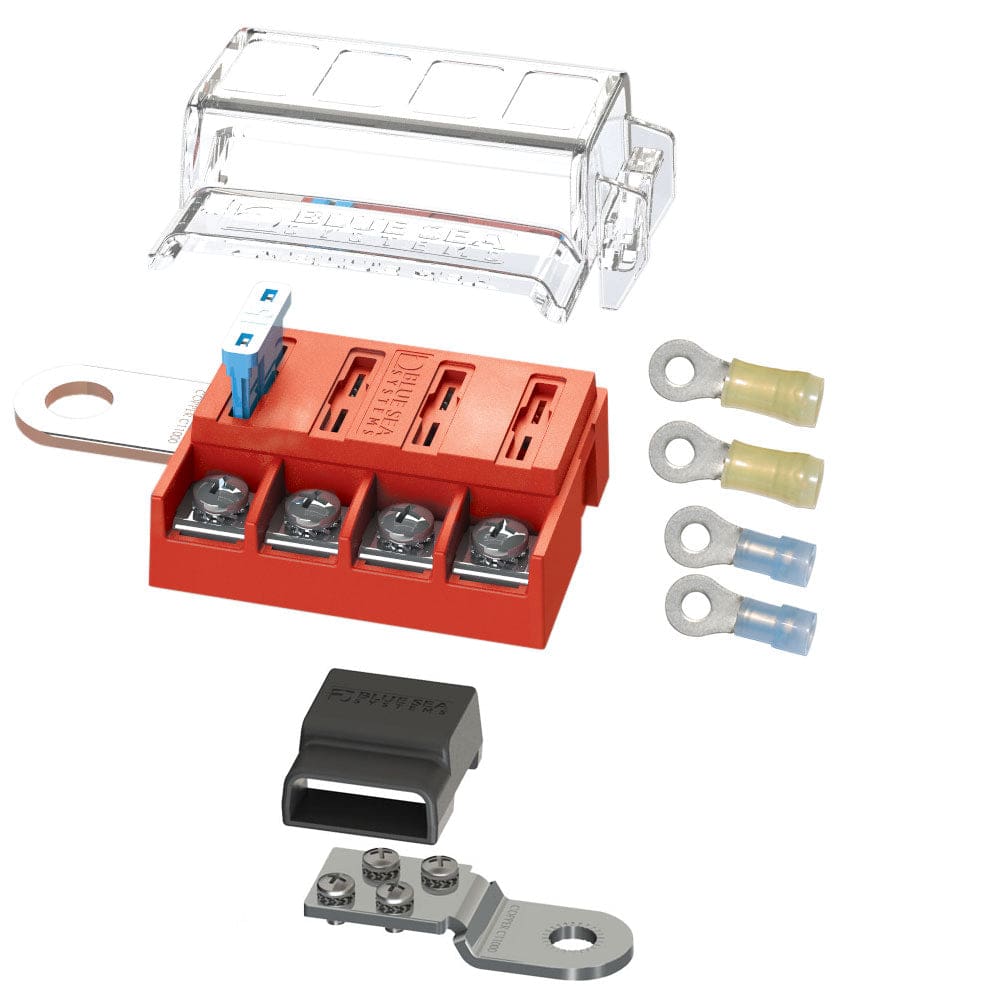 Blue Sea 5024 ST-Blade Battery Terminal Mount Fuse Block Kit - Electrical | Fuse Blocks & Fuses - Blue Sea Systems
