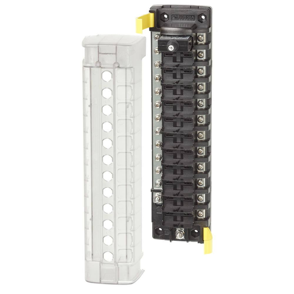 Blue Sea 5054 ST CLB Circuit Breaker Block - 12 Position w/ Negative ...