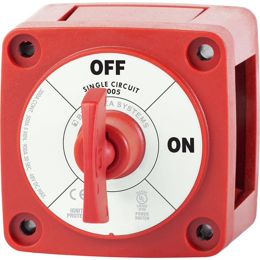 Blue Sea 6005 m-Series (Mini) Battery Switch Single Circuit ON/ OFF - Electrical | Battery Management - Blue Sea Systems