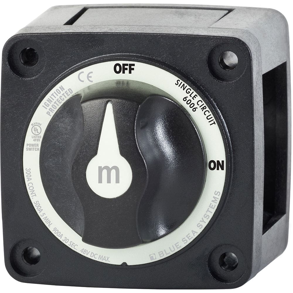 Blue Sea 6006200 Battery Switch Mini ON/ OFF - Black - Electrical | Battery Management - Blue Sea Systems