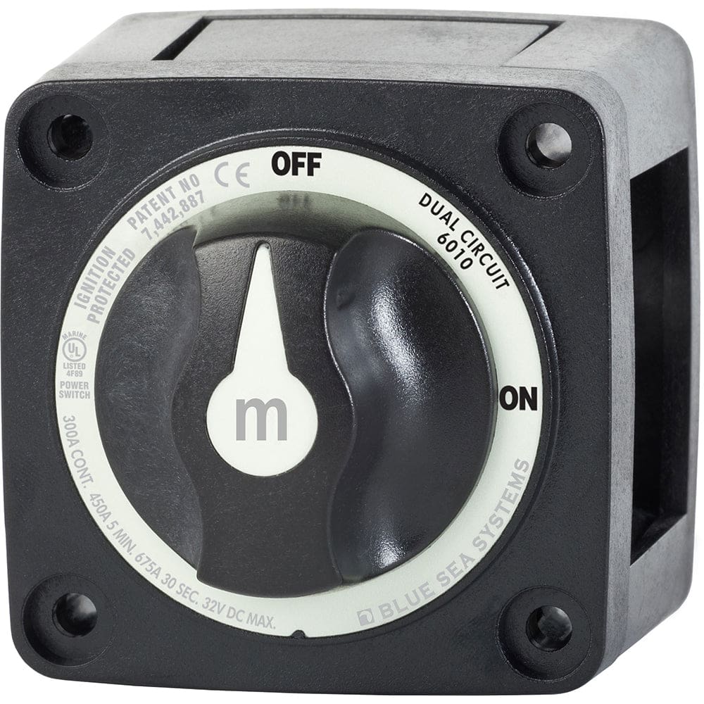 Blue Sea 6010200 Battery Switch Dual Circuit - Black - Electrical | Battery Management - Blue Sea Systems
