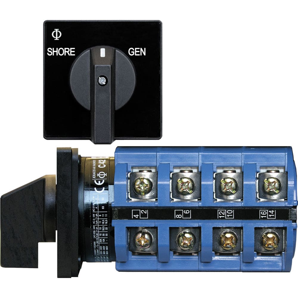 Blue Sea 6337 Switch AC 120V AC 30A OFF+2 Position - Electrical | Switches & Accessories - Blue Sea Systems