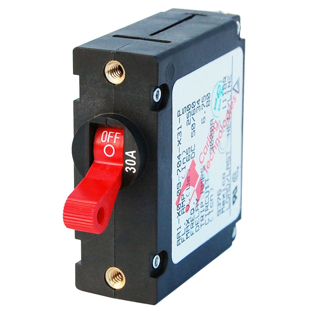 Blue Sea 7221 AC / DC Single Pole Magnetic World Circuit Breaker - 30 Amp - Electrical | Circuit Breakers - Blue Sea Systems