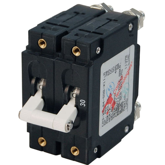 Blue Sea 7365 C-Series Double Pole Circuit Breaker - 30A - Electrical | Circuit Breakers - Blue Sea Systems