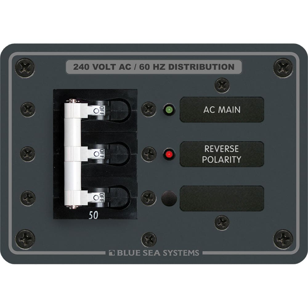 Blue Sea 7372 AC Main Only - Electrical | Electrical Panels - Blue Sea Systems