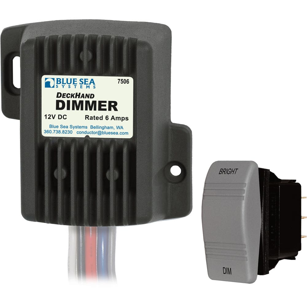 Blue Sea 7506 DeckHand Dimmer - 6 Amp/ 12V - Electrical | Switches & Accessories - Blue Sea Systems