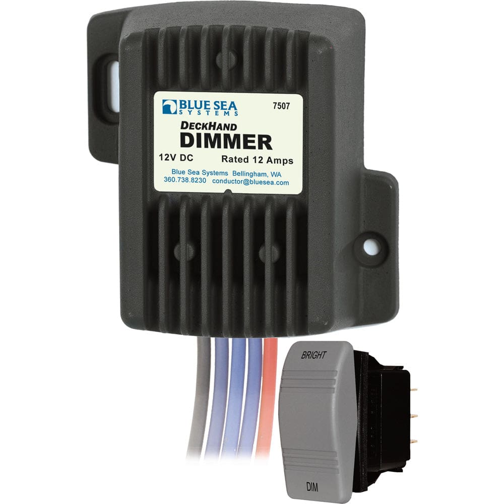 Blue Sea 7507 DeckHand Dimmer - 12 Amp/ 12V - Electrical | Switches & Accessories - Blue Sea Systems