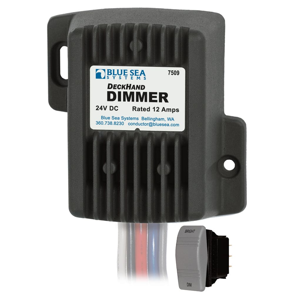 Blue Sea 7509 DeckHand Dimmer - 12 Amp/ 24V - Electrical | Switches & Accessories - Blue Sea Systems