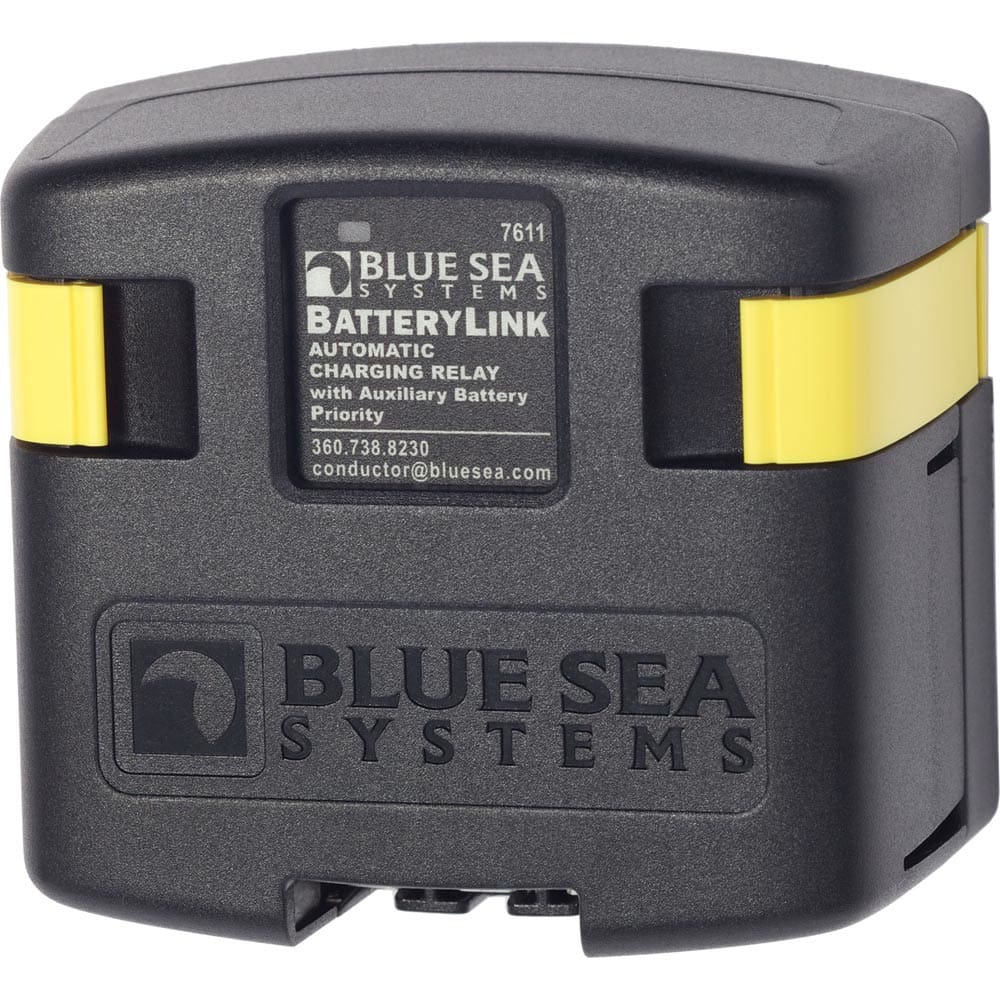 Blue Sea 7611 DC BatteryLink™ Automatic Charging Relay - 120 Amp w/ Auxiliary Battery Charging - Electrical | Battery Management - Blue Sea