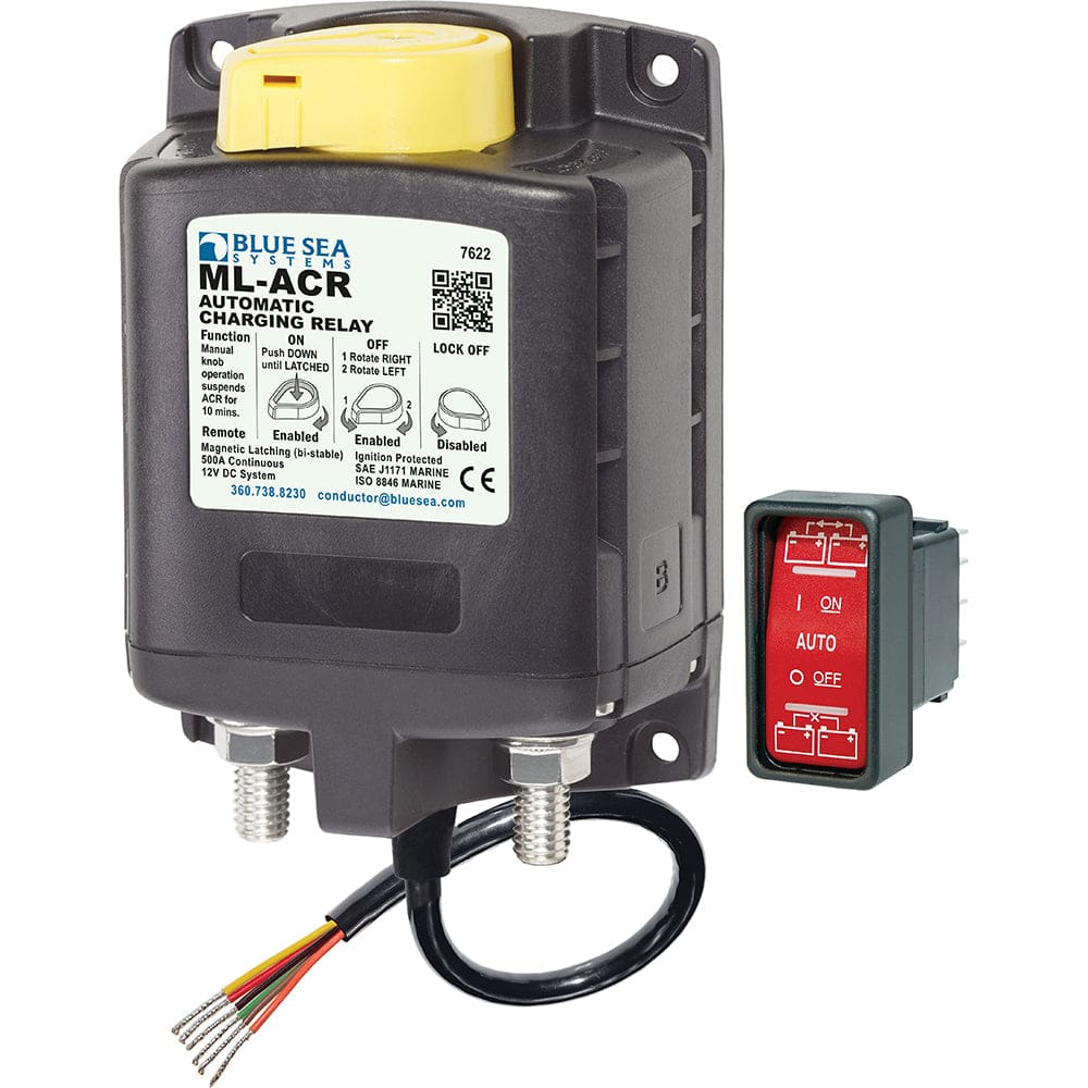 Blue Sea 7622 ML-Series Heavy Duty Automatic Charging Relay - Electrical | Battery Management - Blue Sea Systems