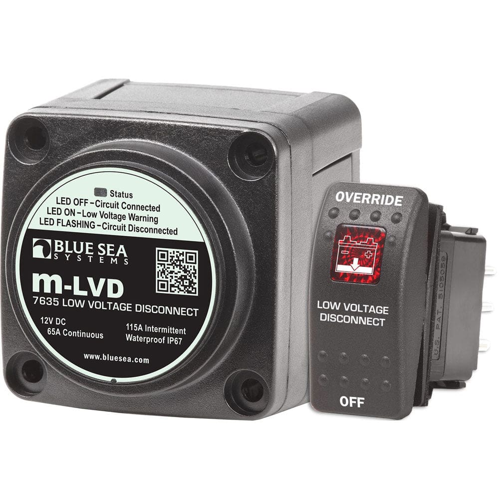 Blue Sea 7635 m-LVD Low Voltage Disconnect - Electrical | Battery Management - Blue Sea Systems