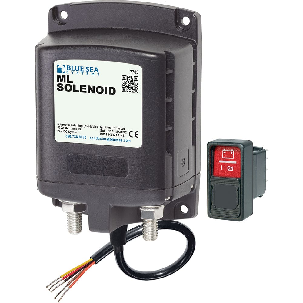 Blue Sea 7703 ML-Series Remote Battery Switch 24v DC - Electrical | Battery Management - Blue Sea Systems