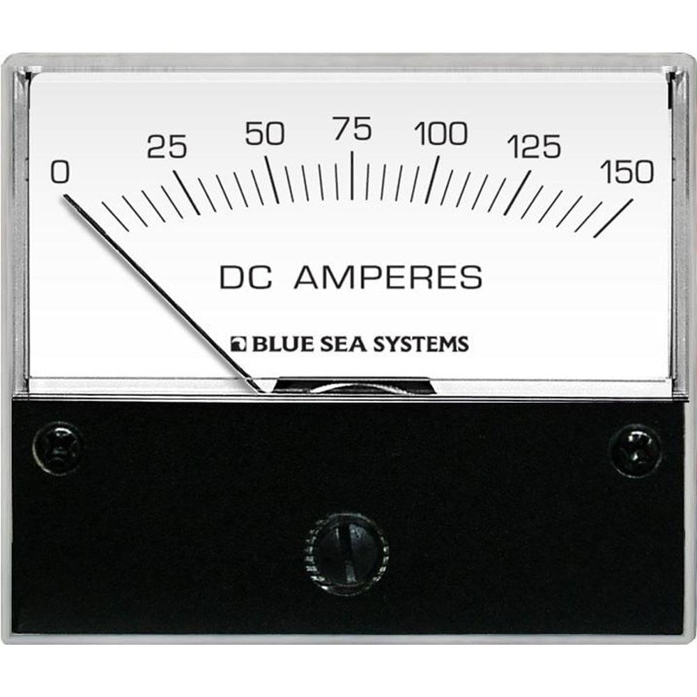 Blue Sea 8018 DC Analog Ammeter - 2-3/ 4 Face 0-150 Amperes DC - Electrical | Meters & Monitoring - Blue Sea Systems