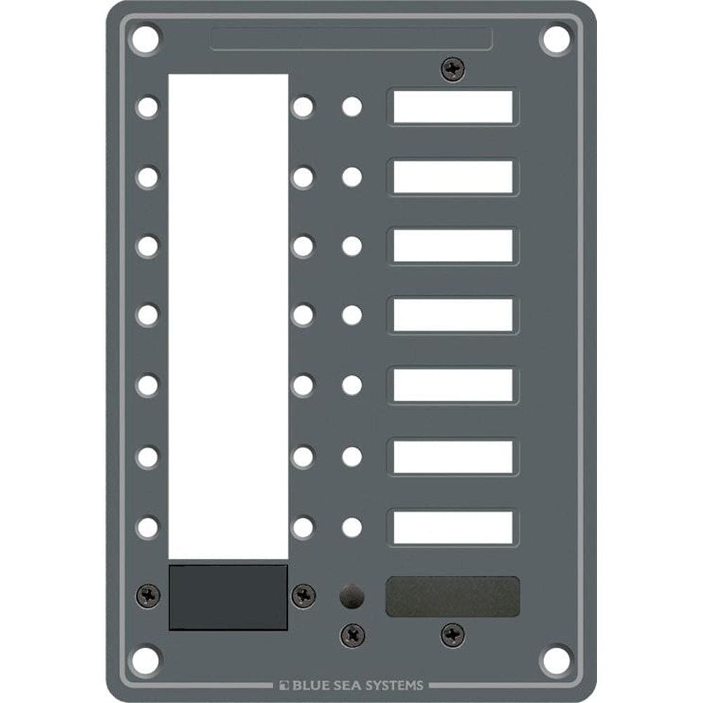 Blue Sea 8087 8 Position DC C-Series Panel - Blank - Electrical | Circuit Breakers - Blue Sea Systems