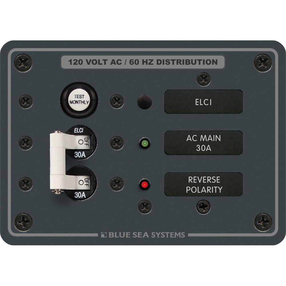 Blue Sea 8100 ELCI GFCI Panel - Electrical | Electrical Panels - Blue Sea Systems
