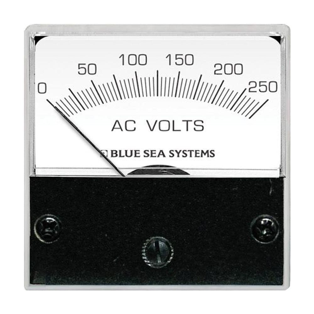 Blue Sea 8245 AC Analog Micro Voltmeter - 2 Face 0-250 Volts AC - Electrical | Meters & Monitoring - Blue Sea Systems