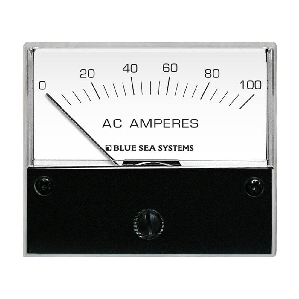 Blue Sea 8258 AC Analog Ammeter - 2-3/ 4 Face 0-100 Amperes AC - Electrical | Meters & Monitoring - Blue Sea Systems