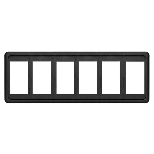 Blue Sea 8260 6 Position Contura Switch Mounting Panels (Pack of 2) - Electrical | Switches & Accessories - Blue Sea Systems