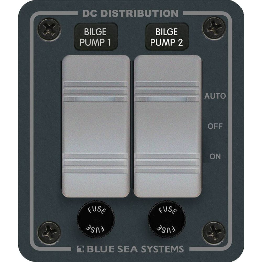 Blue Sea 8664 Contura 2 Bilge Pump Control Panel - Electrical | Switches & Accessories - Blue Sea Systems
