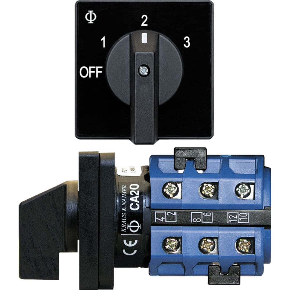 Blue Sea 9010 Switch AV 120VAC 32A OFF +3 Positions - Electrical | Switches & Accessories - Blue Sea Systems
