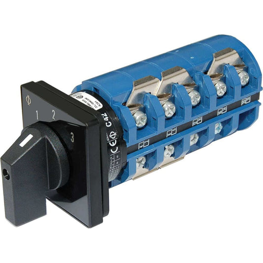 Blue Sea 9077 Switch AC 240VAC 63A OFF +3 Positions - Electrical | Switches & Accessories - Blue Sea Systems