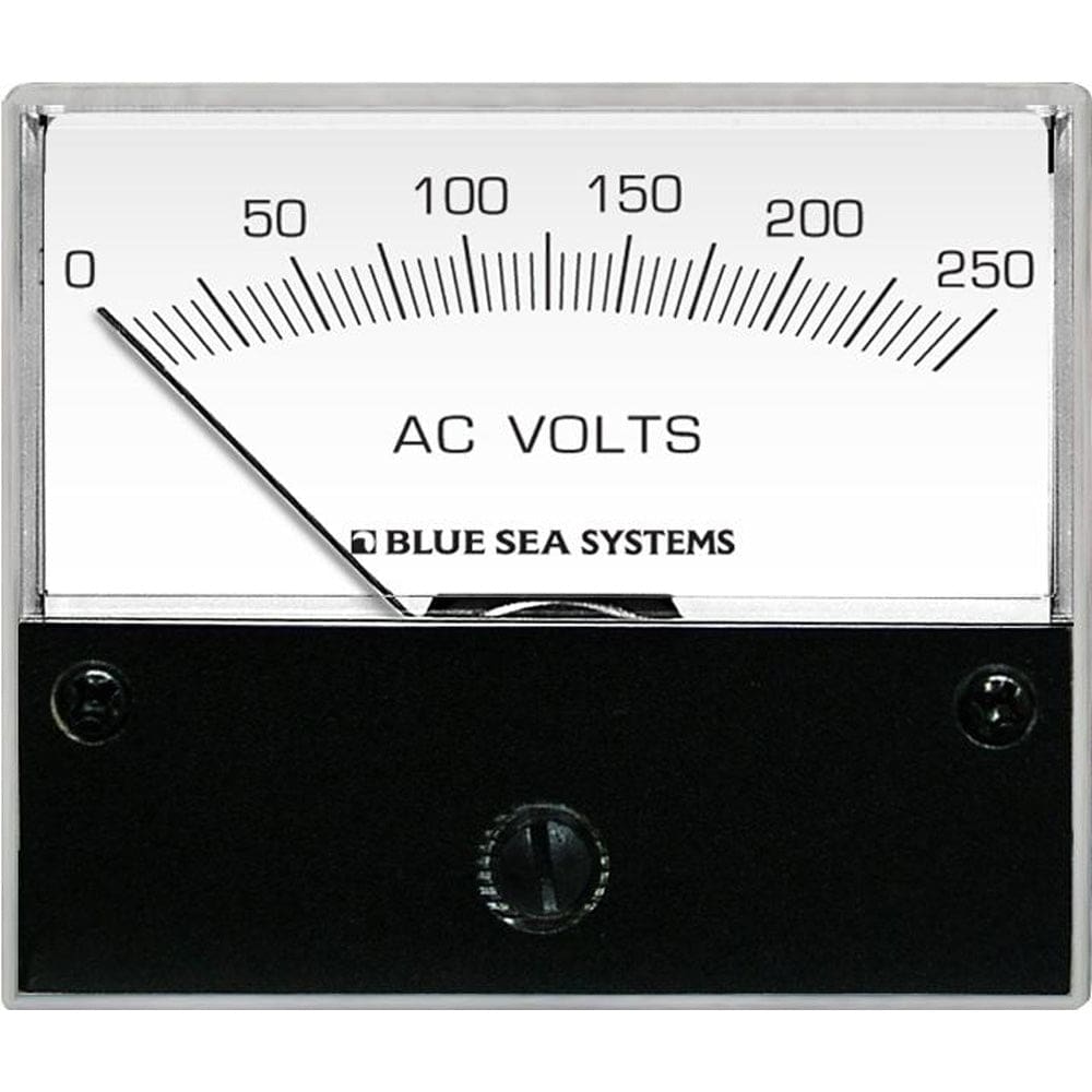 Blue Sea 9354 AC Analog Voltmeter 0-250 Volts AC - Electrical | Meters & Monitoring - Blue Sea Systems