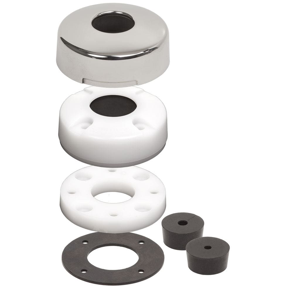 Blue Sea CableClam w/ Stainless Steel Dress Cap - 0.83 - Electrical | Wire Management - Blue Sea Systems