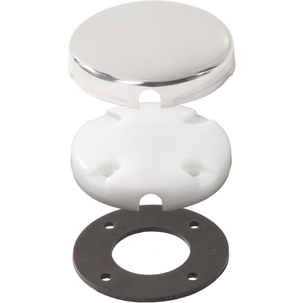 Blue Sea Side Entry CableClam w/ Stainless Steel Dress Cap (Pack of 2 ...