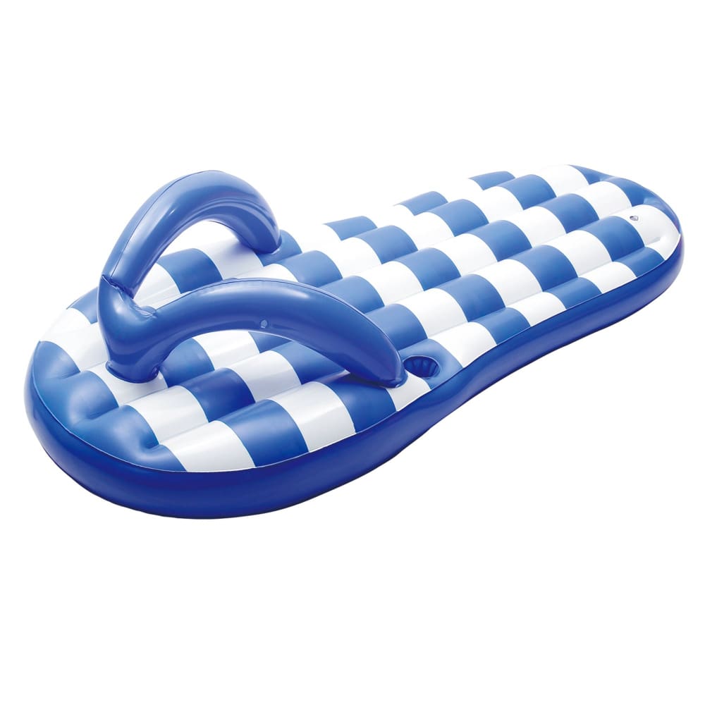 Blue Wave Marine Blue Inflatable Flip-Flop Float - Blue