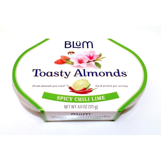 BLUM: Spicy Chili Lime Almonds 6 oz (Pack of 4) - Nuts - BLUM