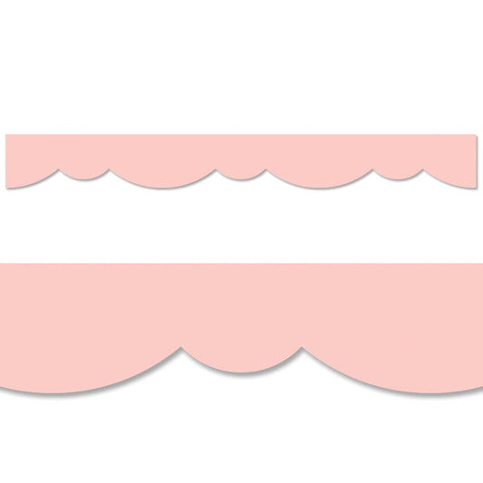 Blush Stylish Scallops Ez Border (Pack of 8) - Border/Trimmer - Creative Teaching Press