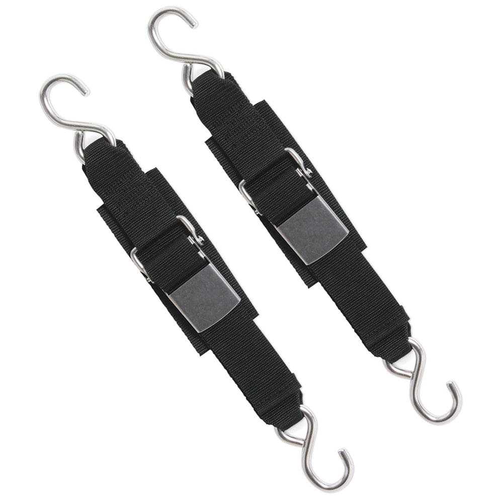 BoatBuckle Stainless Steel Kwik-Lok Transom Tie-Downs - Trailering | Tie-Downs - BoatBuckle
