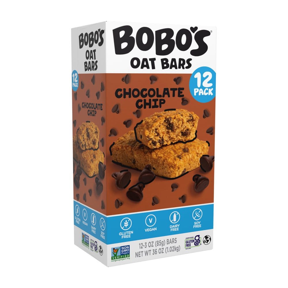 Bobo’s Chocolate Chip Oat Bars (12 pk.) - Breakfast & Snack Bars - Bobo’s