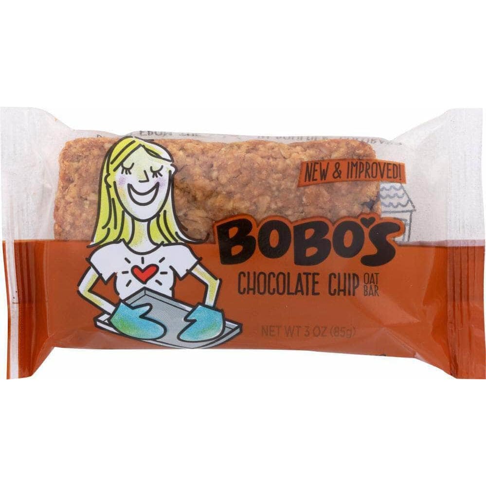 Bobos Bobo's Oat Bars All Natural Bar Chocolate Chip, 3 oz