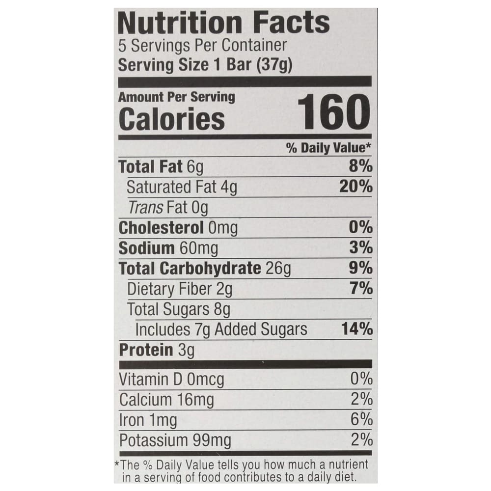 BOBOS OAT BARS: Bites Peanut Butter Chocolate Chip 6.5 oz (Pack of 5) - Grocery > Chocolate Desserts and Sweets > Chocolate - BOBOS