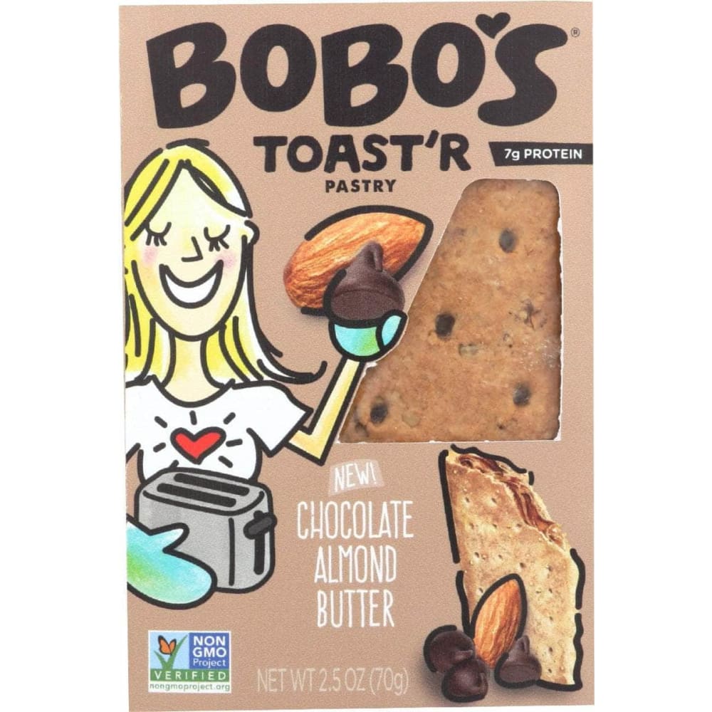BOBOS OAT BARS BOBOS OAT BARS Toaster Pstry Choc Almnd, 2.5 oz