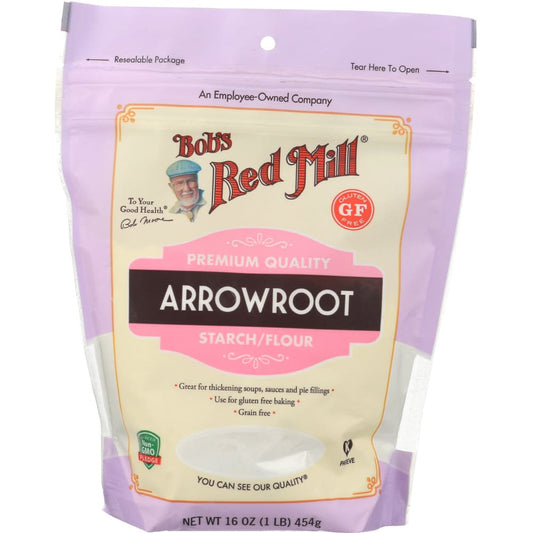 BOBS RED MILL: Arrowroot Starch 16 oz (Pack of 4) - Grocery > Cooking & Baking > Baking Ingredients - BOBS RED MILL