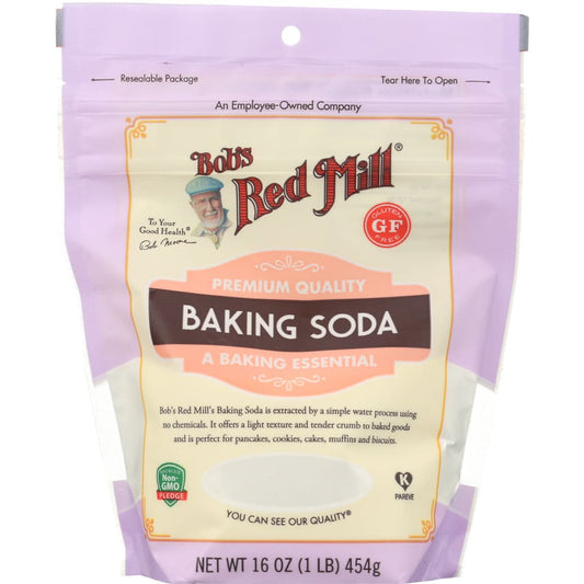 BOBS RED MILL: Baking Soda 16 oz (Pack of 5) - Grocery > Cooking & Baking > Baking Ingredients - BOBS RED MILL